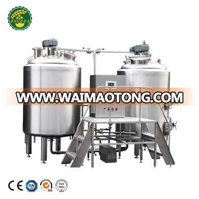 200l 500l 1000l 2000l per bacth large brewhouse beer brewery equipment and micro beer brewing equipment